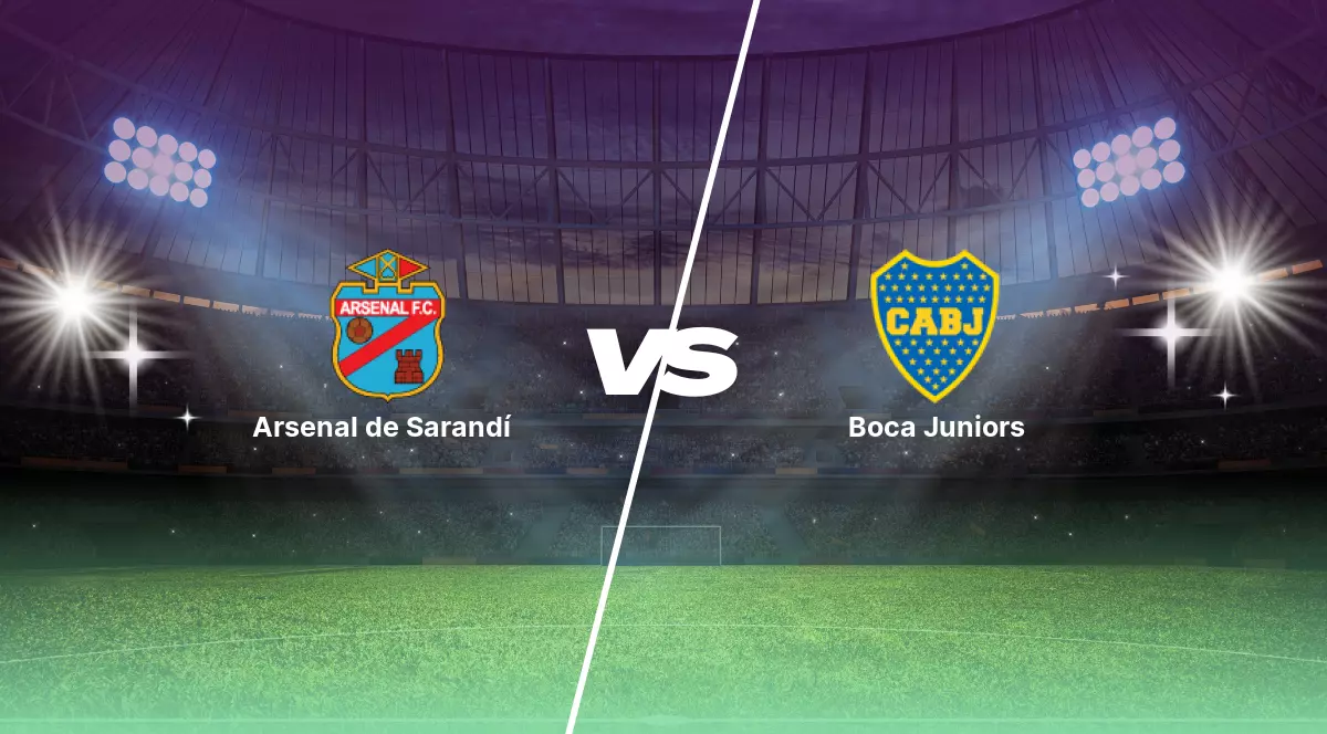 Pronóstico Arsenal de Sarandí vs Boca Juniors