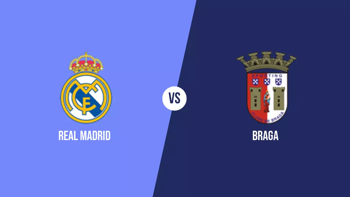 Pronóstico Real Madrid vs Braga de Champions League | 08/11/2023