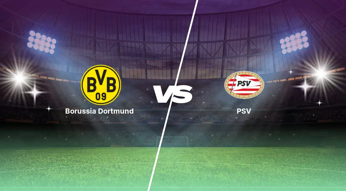 Pronóstico Borussia Dortmund vs PSV