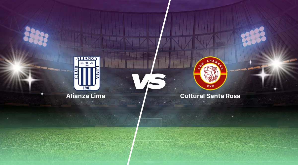 Pronóstico Alianza Lima vs Cultural Santa Rosa
