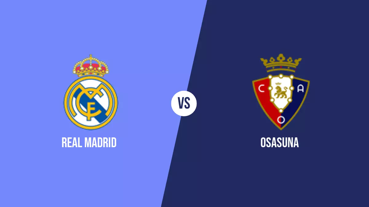 Pronóstico Real Madrid vs Osasuna de Primera División | 09/11/2024