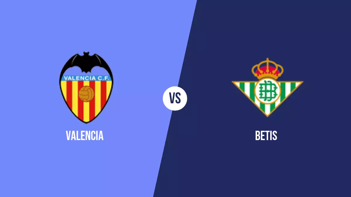 Pronóstico Valencia vs Betis de Primera División | 23/11/2024