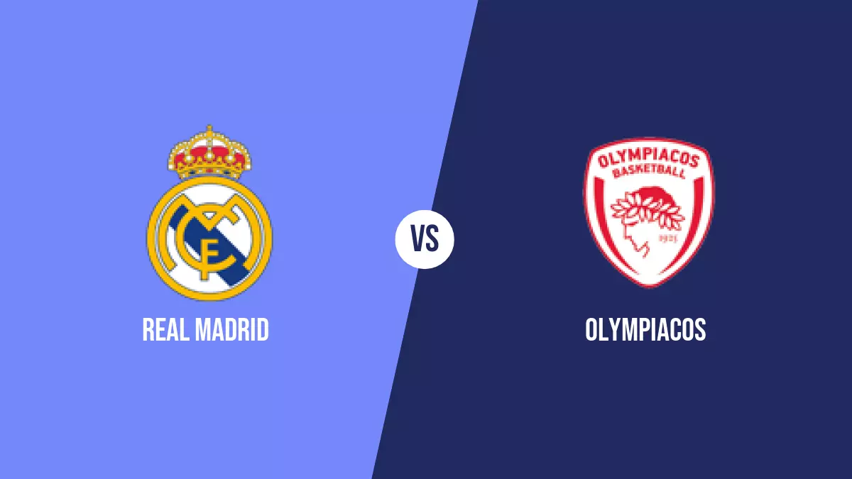 Real Madrid vs Olympiacos: Pronóstico, Previa y Apuestas - Euroliga