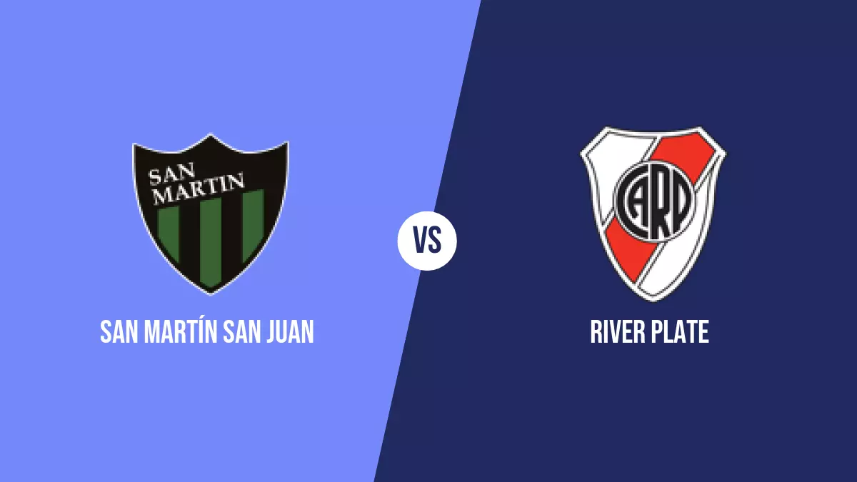 Pronóstico San Martín San Juan vs River Plate