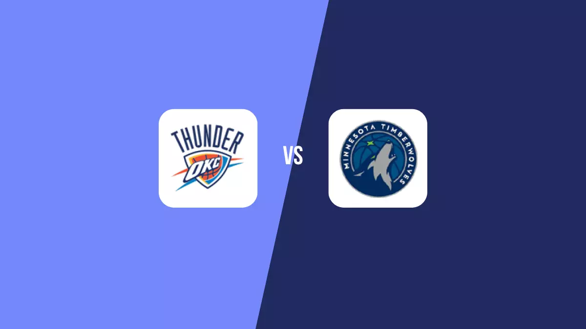 Oklahoma City Thunder vs Minnesota Timberwolves: Pronóstico, Cuotas y Apuestas - NBA