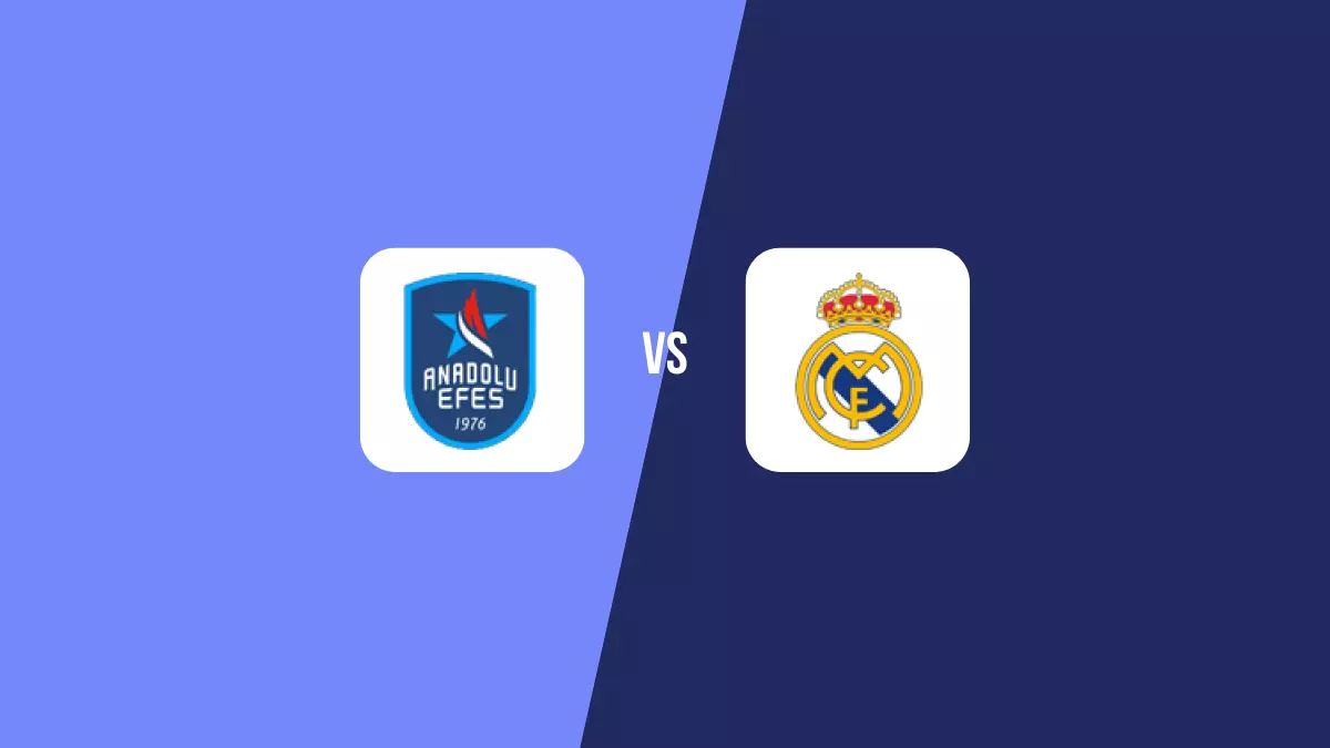 Anadolu Efes vs Real Madrid: Pronóstico, Cuotas y Apuestas - Euroliga