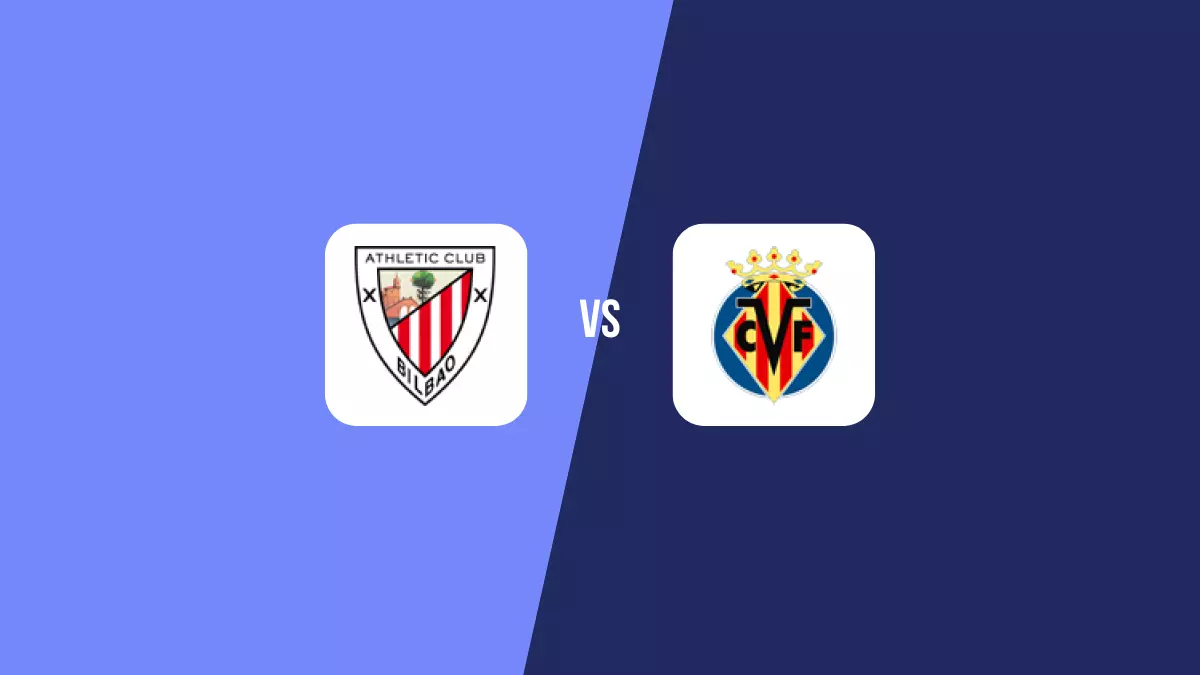 Pronóstico Athletic Bilbao vs Villarreal de Primera División | 08/12/2024