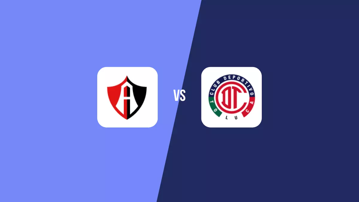 Atlas vs Toluca: Pronóstico, Cuotas y Apuestas - Liga MX
