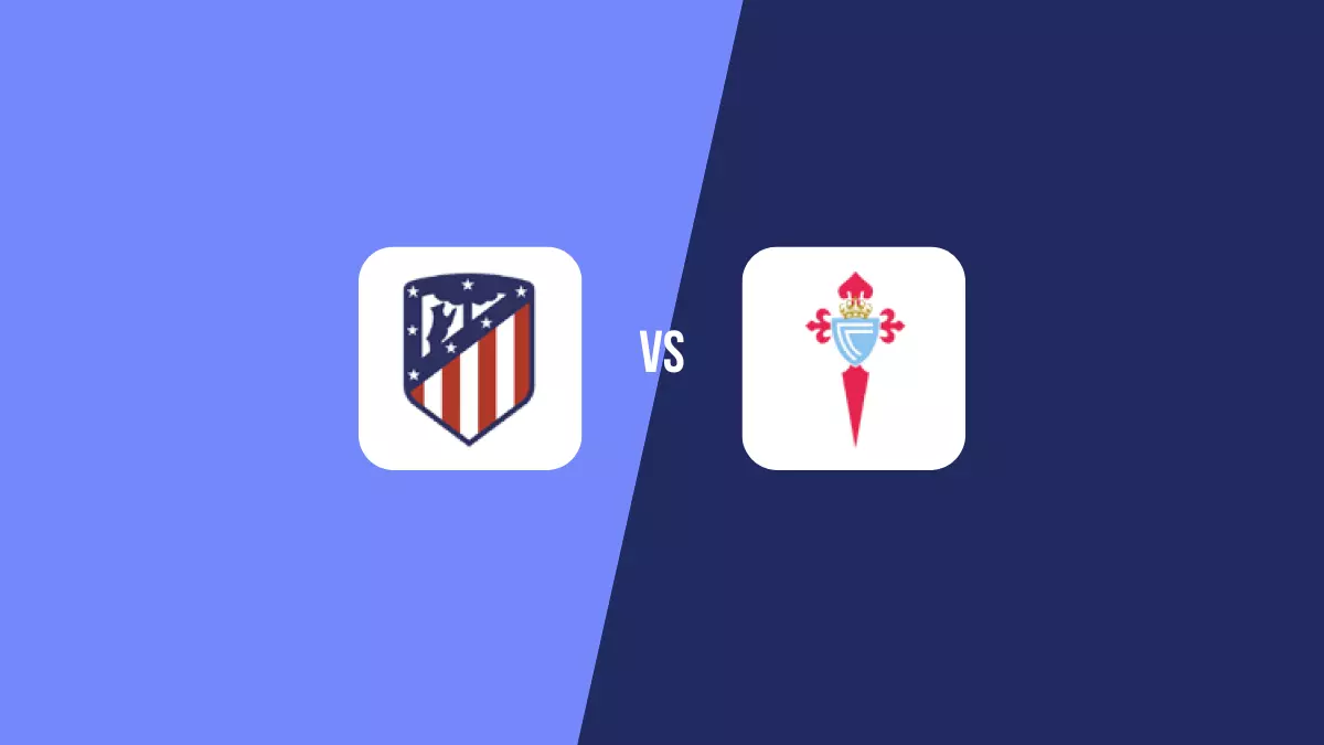 Atlético Madrid vs Celta Vigo: Pronóstico, Cuotas y Apuestas - Primera División