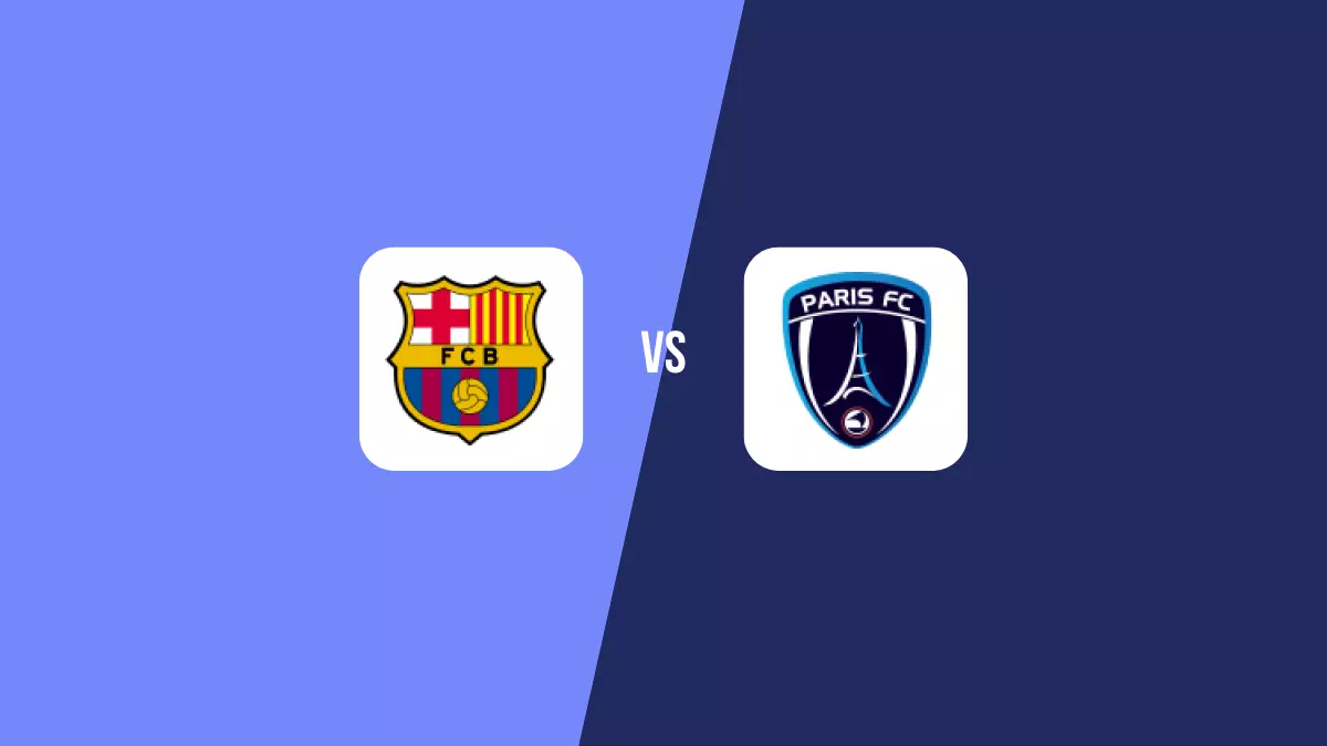 Barcelona Femenino vs Paris FC Femenino
