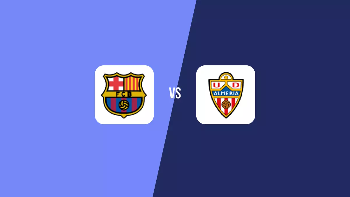 Pronóstico Barcelona vs Almería de Primera División | 20/12/2023
