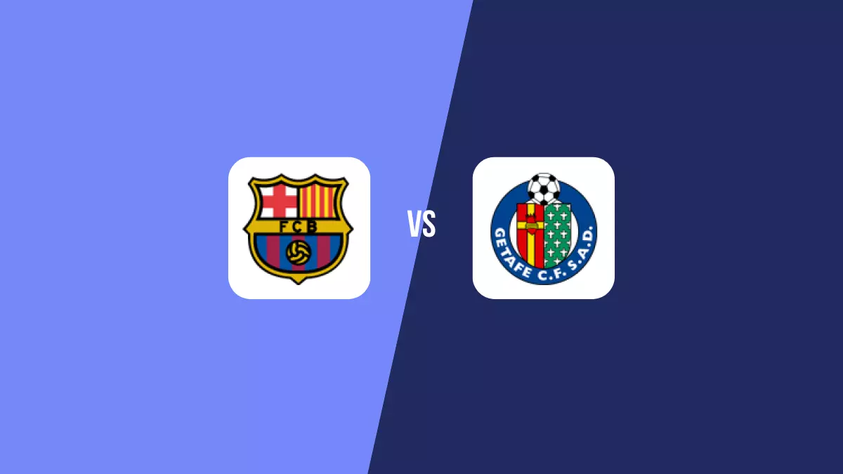 Barcelona vs Getafe: Pronóstico, Cuotas y Apuestas - Primera División