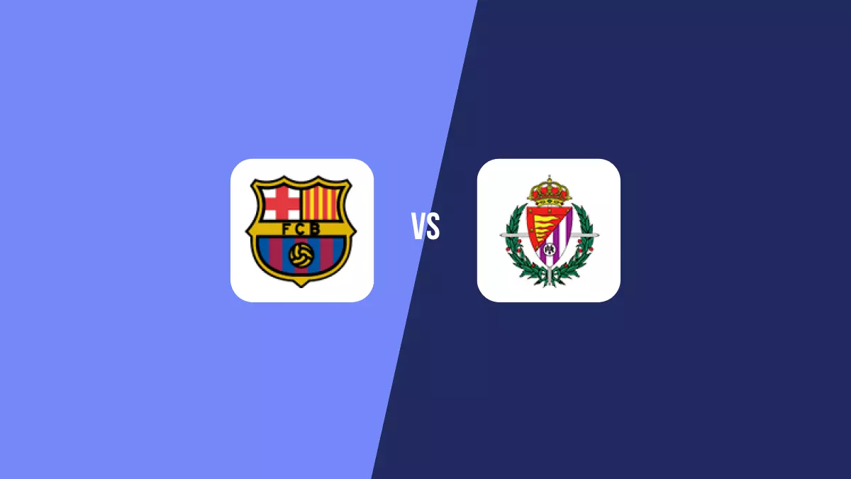 Pronóstico Barcelona vs Valladolid de Primera División | 31/08/2024