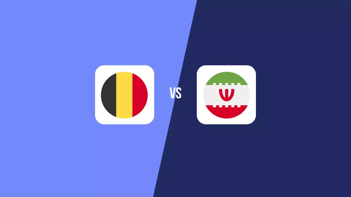 Pronóstico Bélgica vs Irán