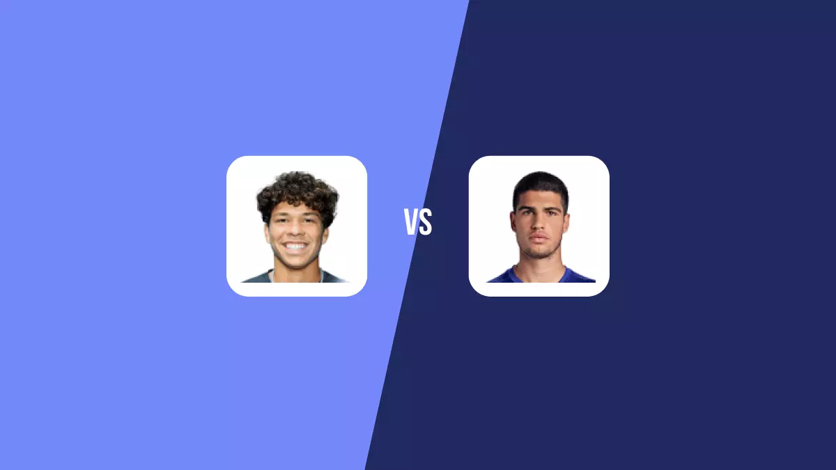 Pronóstico Ben Shelton vs Carlos Alcaraz