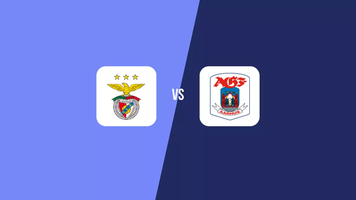 Benfica vs AGF Aarhus: Pronóstico, Cuotas y Apuestas - Europa League