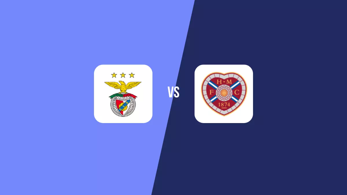 Benfica vs Hearts