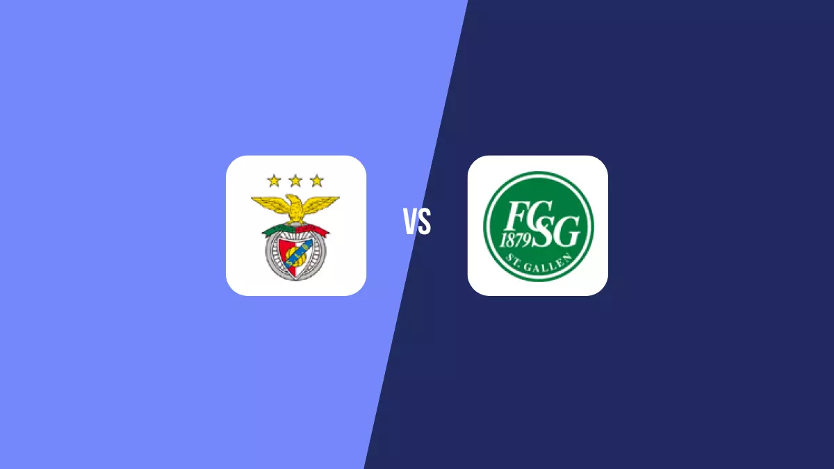 Benfica vs St. Gallen