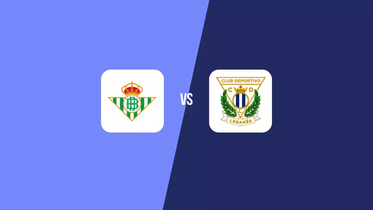 Pronóstico Betis vs Leganés de Primera División | 13/09/2024