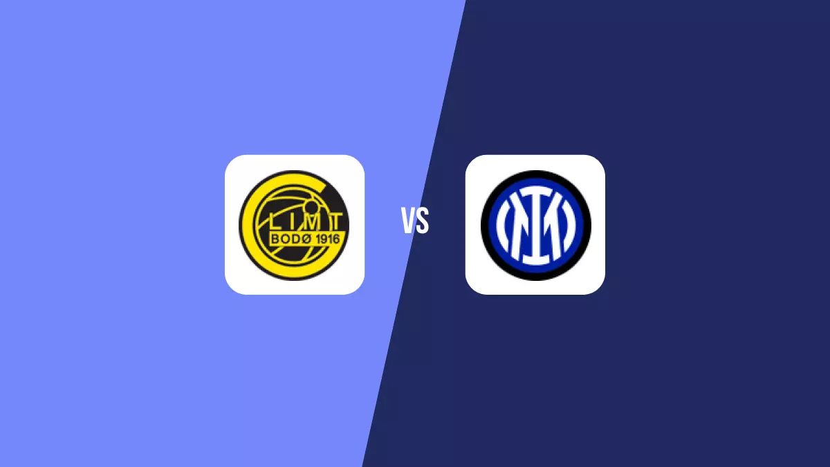 Bodo Glimt vs Inter Milán: Pronóstico, Cuotas y Apuestas - Champions League