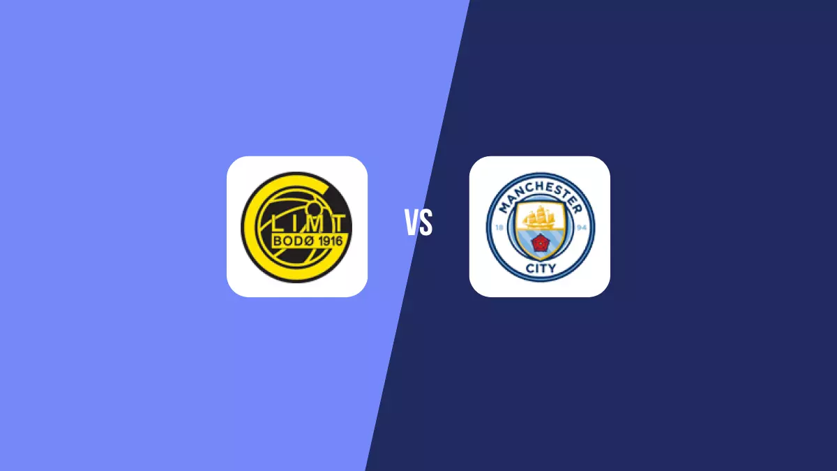 Bodo Glimt vs Manchester City: Pronóstico, Cuotas y Apuestas - Champions League