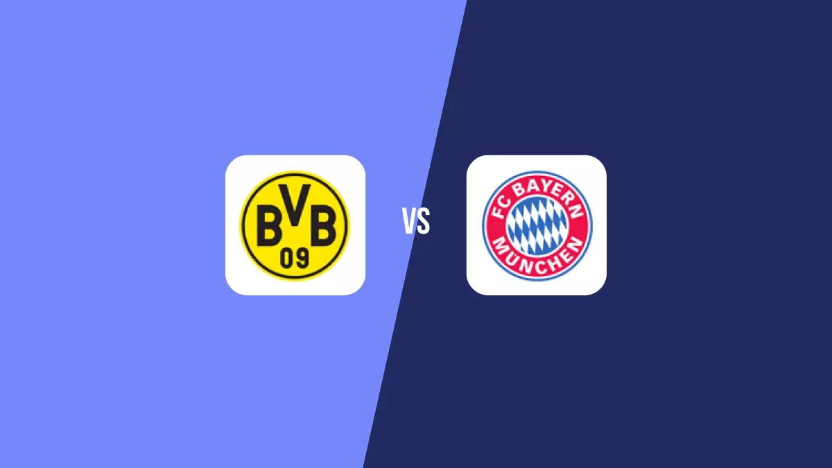 Pronóstico Borussia Dortmund vs Bayern Múnich