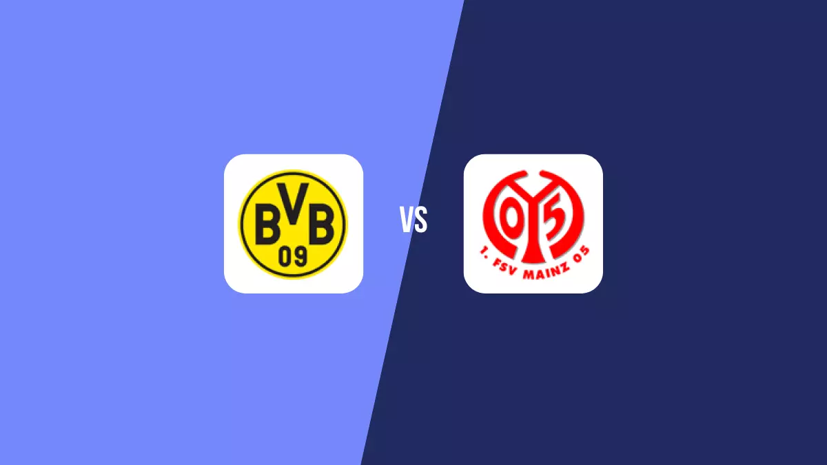 Borussia Dortmund vs Mainz: Pronóstico, Cuotas y Apuestas - Bundesliga