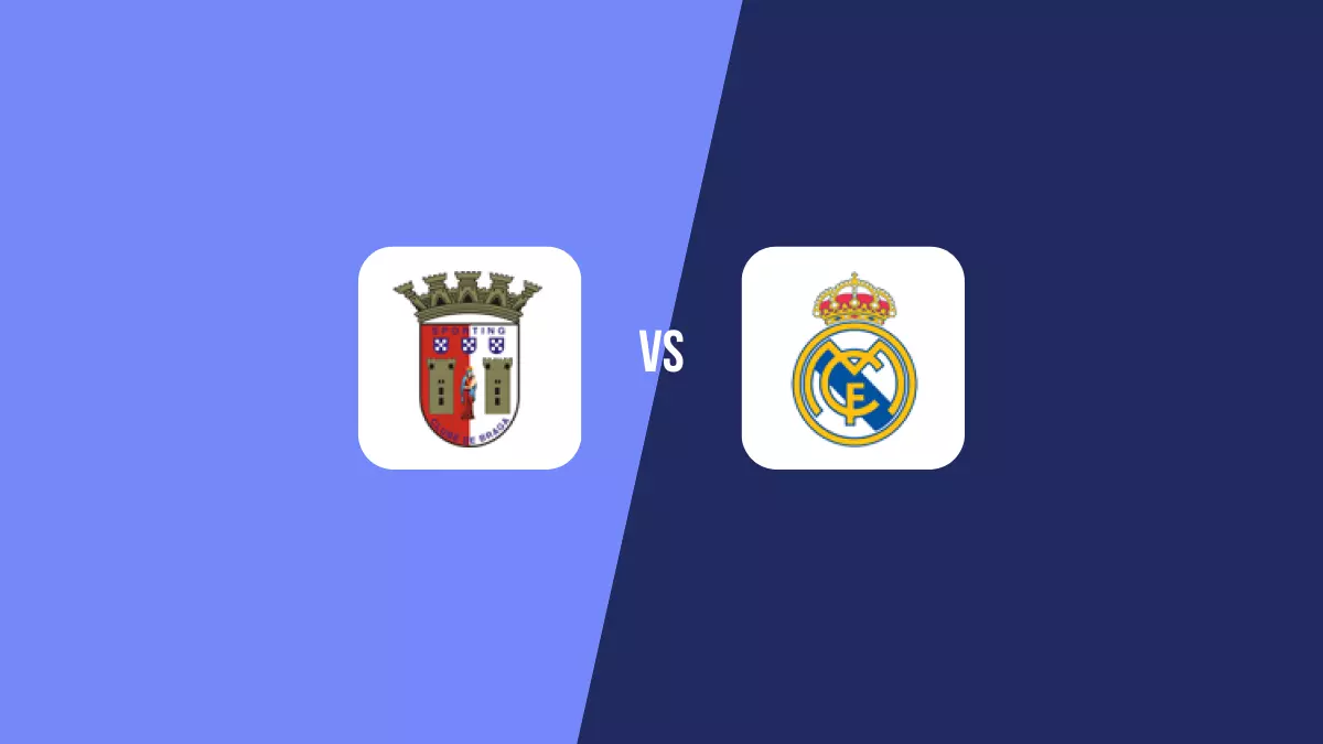 Pronóstico Braga vs Real Madrid