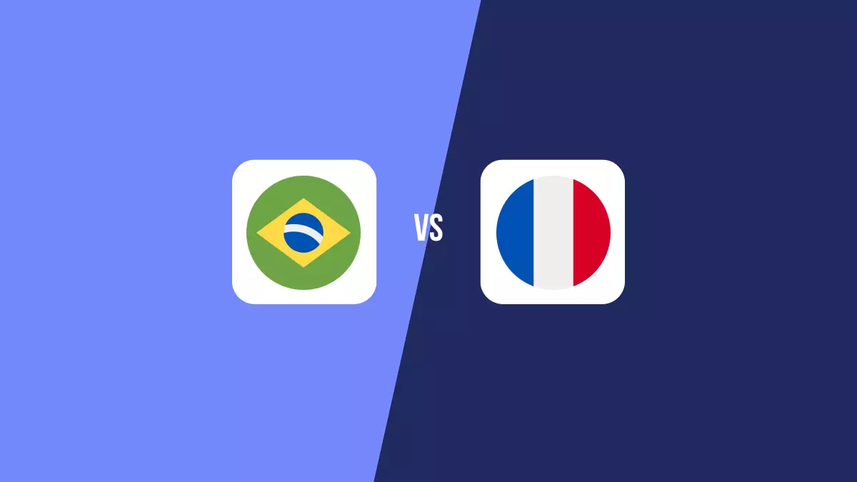 Pronóstico Brasil vs Francia