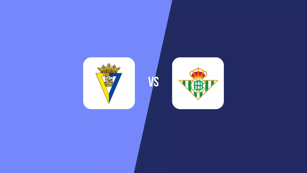 Pronóstico Cádiz vs Betis de Primera División | 09/02/2024