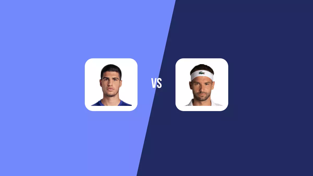 Pronóstico Carlos Alcaraz vs Grigor Dimitrov de ATP Miami | 29/03/2024