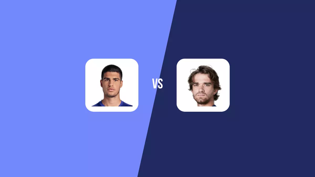 Carlos Alcaraz vs Tomáš Macháč