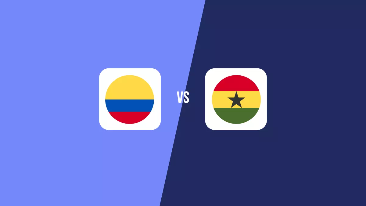Pronóstico Colombia vs Ghana