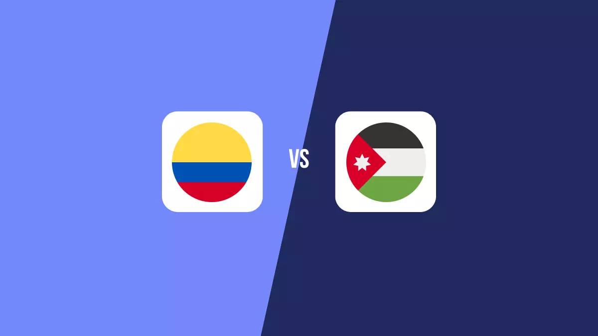 Colombia vs Jordania