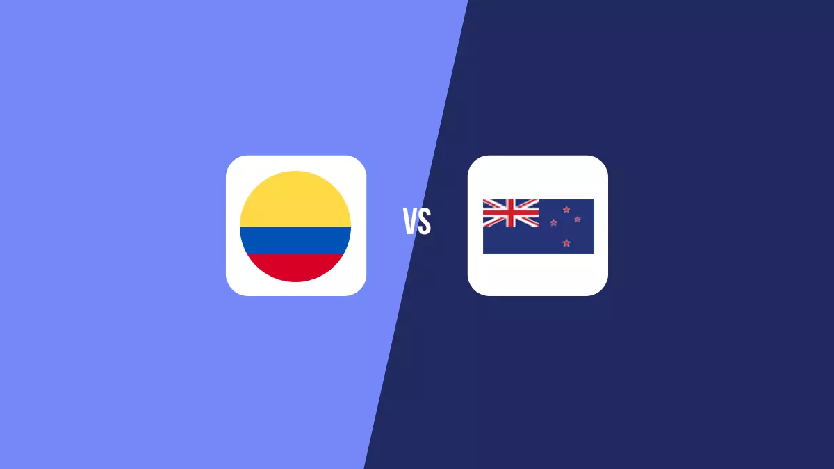 Pronóstico Colombia vs Nueva Zelanda