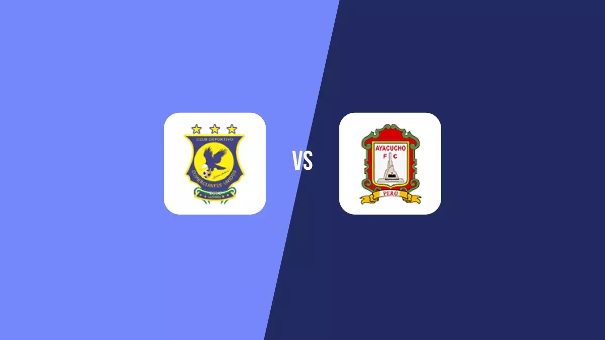 Pronóstico Comerciantes Unidos vs Ayacucho FC