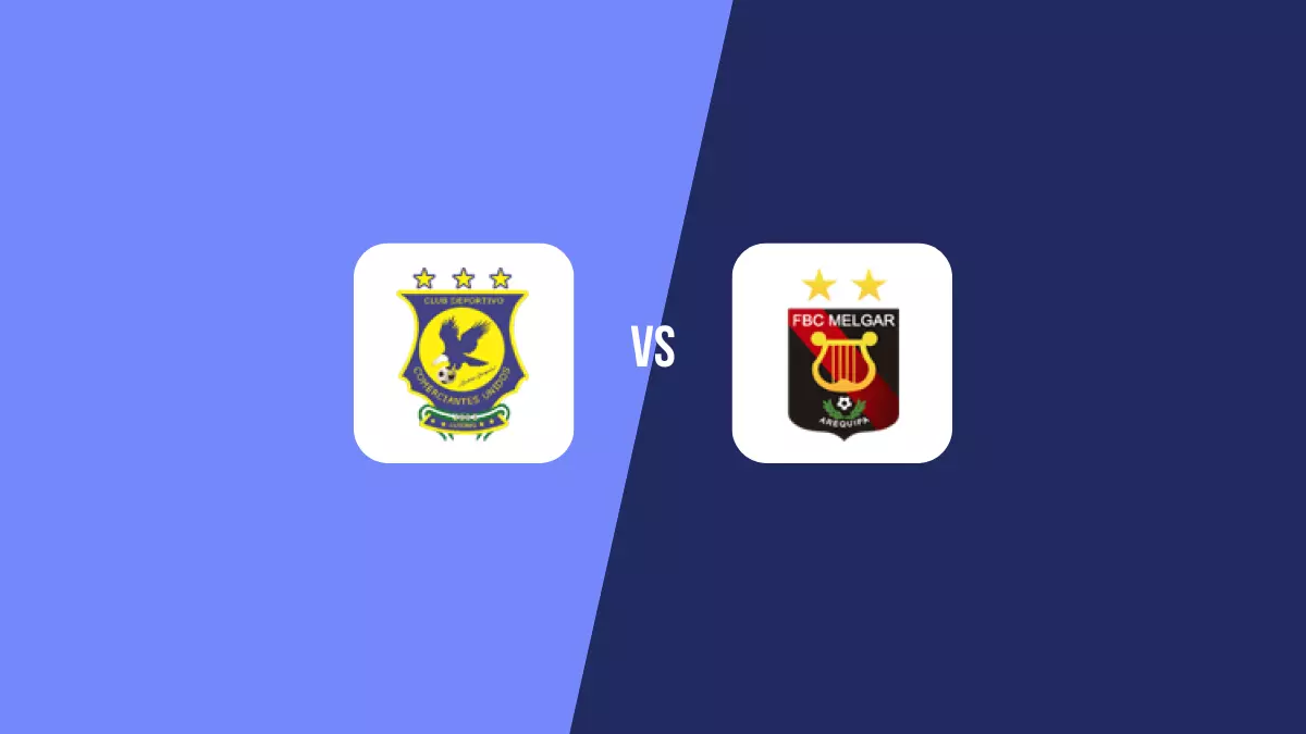 Pronóstico Comerciantes Unidos vs Melgar