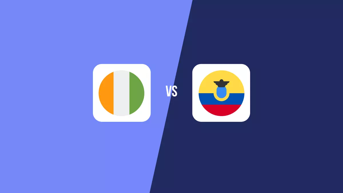 Pronóstico Costa de Marfil vs Ecuador