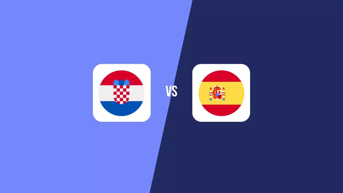 Pronóstico Croacia vs España de UEFA Nations League | 18/06/2023