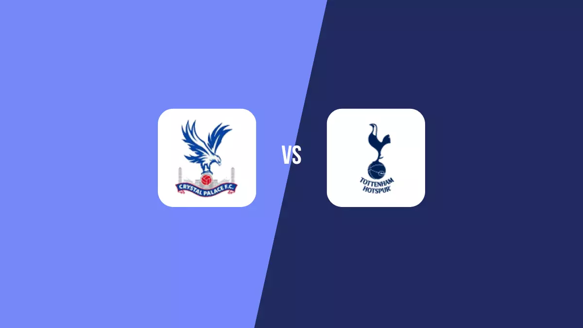 Crystal Palace vs Tottenham: Pronóstico, Cuotas y Apuestas - Premier League