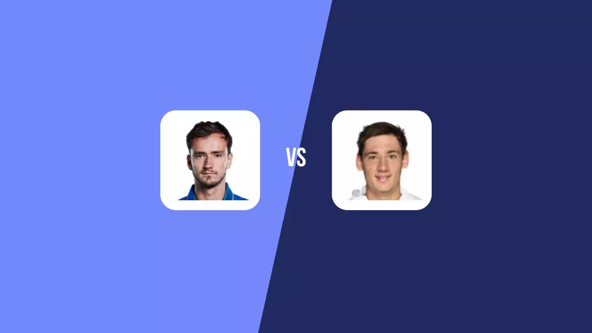 Pronóstico Daniil Medvédev vs Valentin Royer