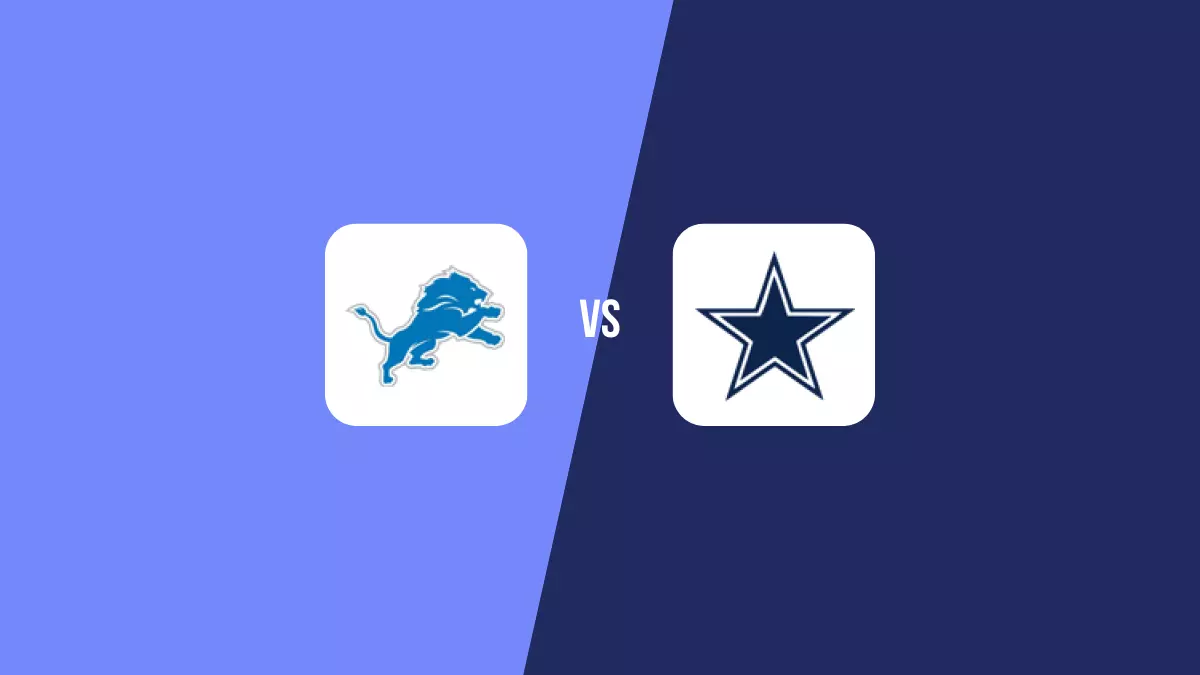Detroit Lions vs Dallas Cowboys: Pronóstico, Cuotas y Apuestas - NFL