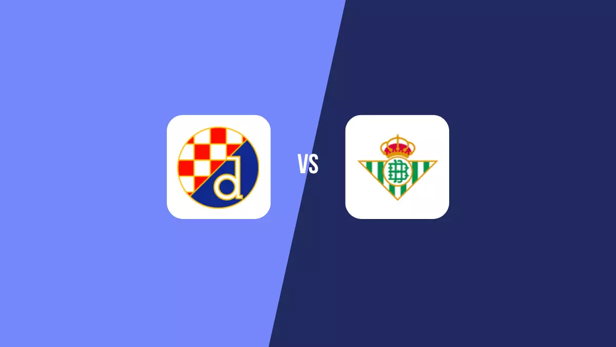 Pronóstico Dinamo Zagreb vs Betis de Conference League | 22/02/2024