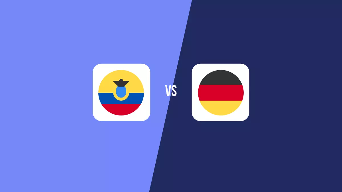 Ecuador vs Alemania