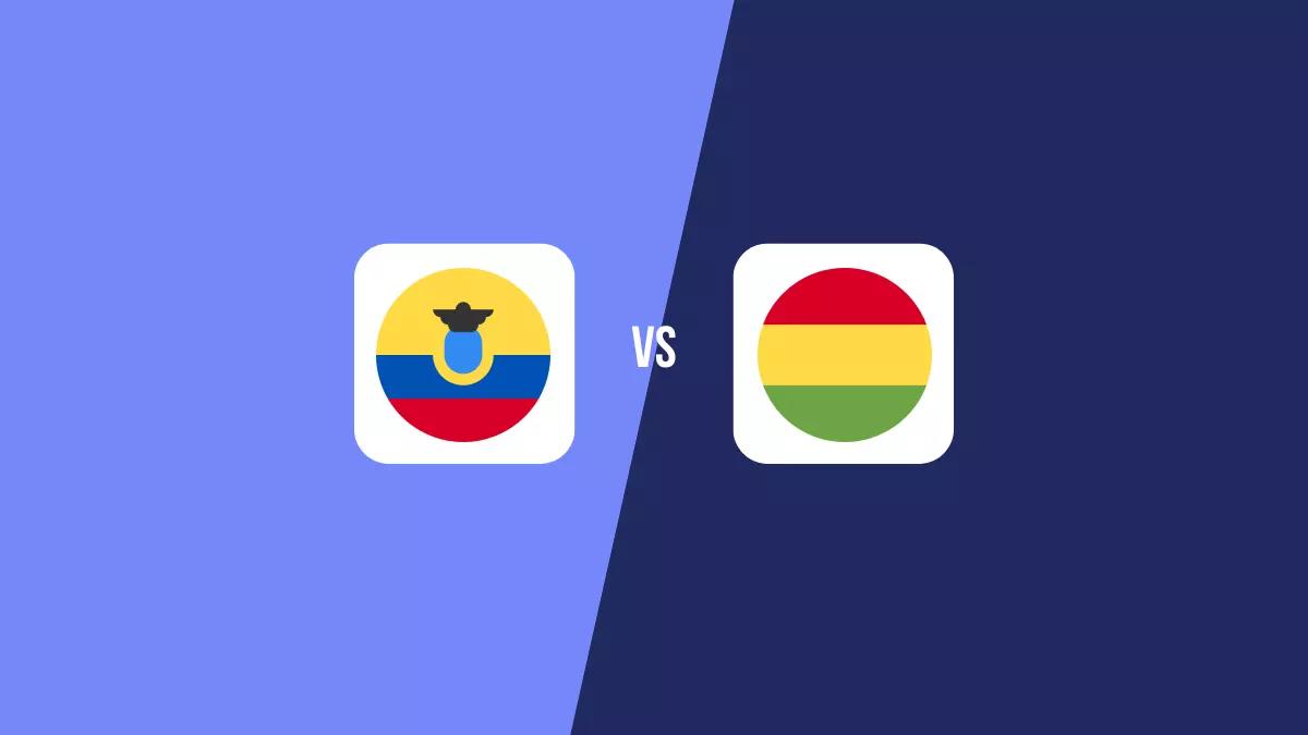 Ecuador vs Bolivia: Pronóstico, Cuotas y Apuestas - Mundial