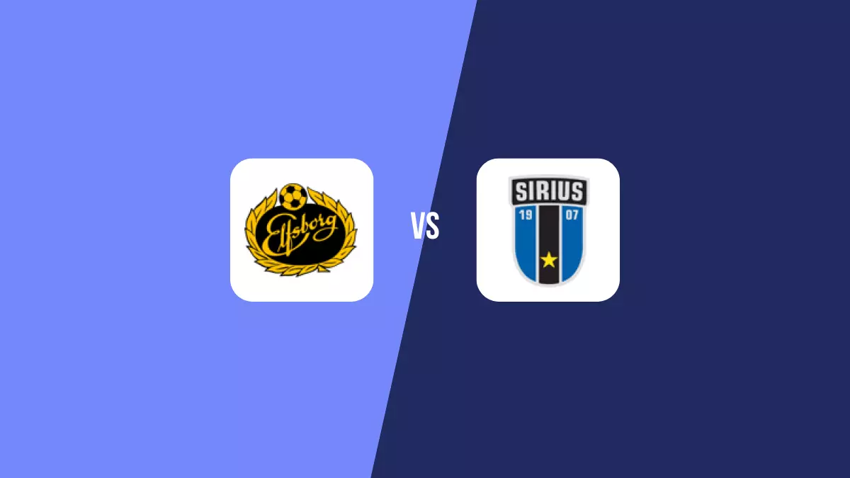 Elfsborg vs Sirius