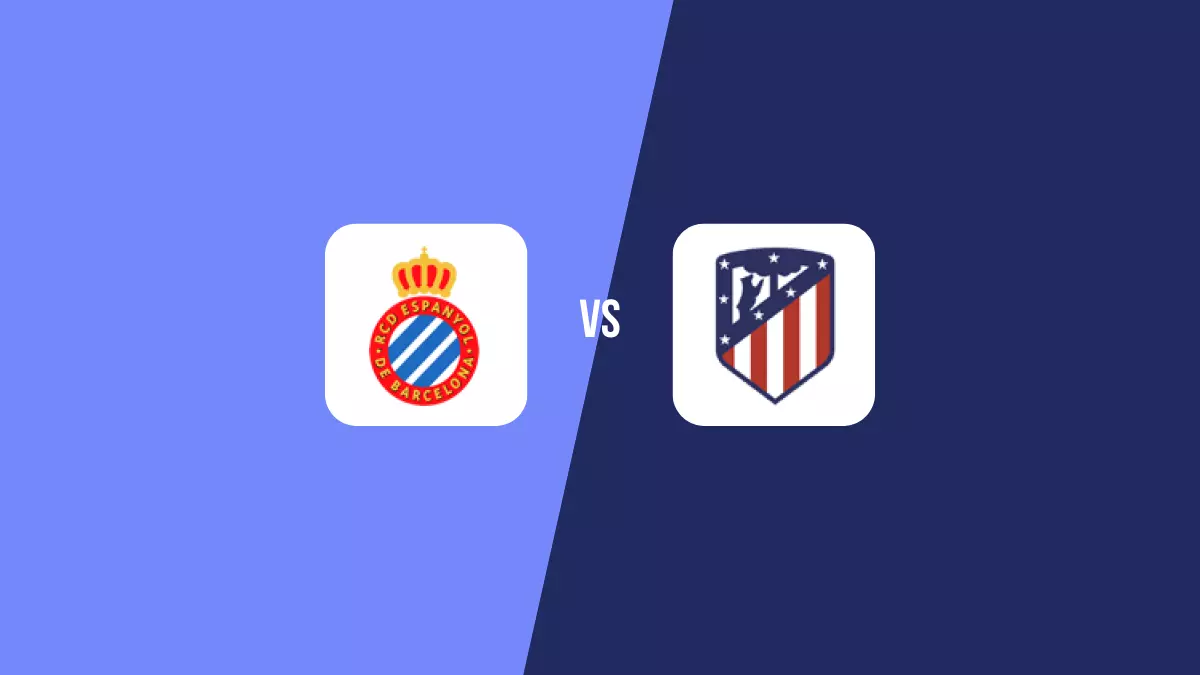 Espanyol vs Atlético Madrid: Pronóstico, Cuotas y Apuestas - Primera División