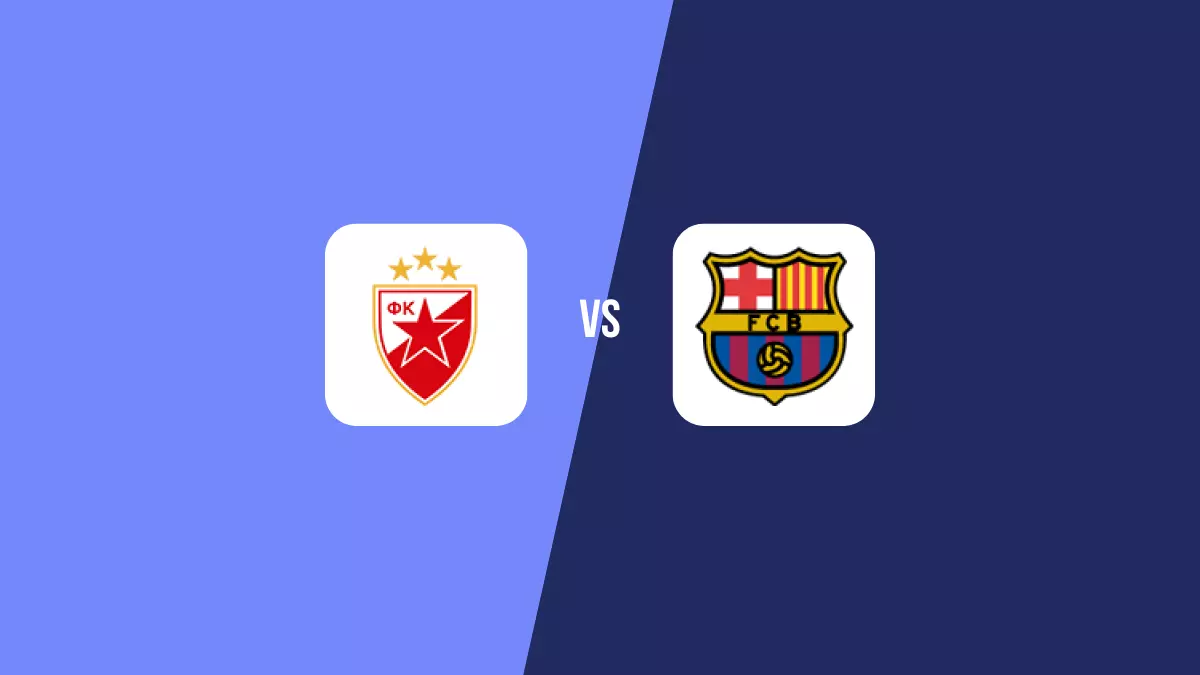 Pronóstico Estrella Roja vs Barcelona de Champions League | 06/11/2024