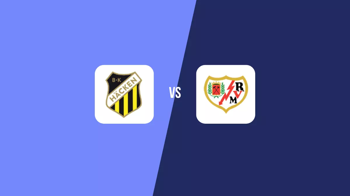 Häcken vs Rayo Vallecano: Pronóstico, Cuotas y Apuestas - Conference League