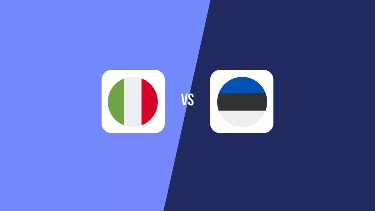 Pronóstico Italia vs Estonia